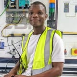 Muibi , Nigerian elder-care worker, in Riyadh