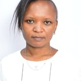 Eunice, Kenyan elder-care worker, in Dubai