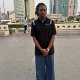 Nansubuga , Ugandan elder-care worker, in Dubai