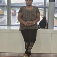 Tabiy happiness , Cameroonian driver, in Dubai