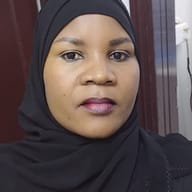 Aisha, Ugandan elder-care worker, in Dammam
