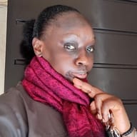 Jacinta, Kenyan driver, in Saudi Arabia