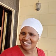 Dorine , Kenyan driver, in Saudi Arabia