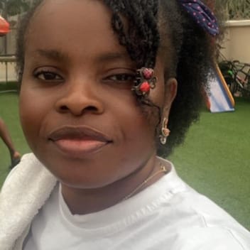 Augustina , Ghanaian nanny, in Riyadh