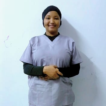 Valentine, Kenyan nanny, in Dammam
