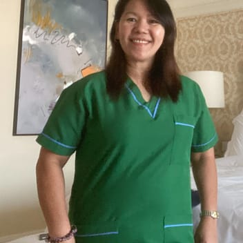 charity, Filipino nanny, in Dubai