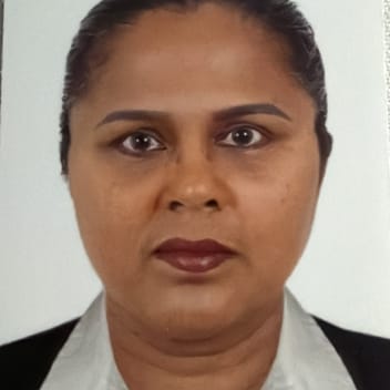 Nadushani, Sri Lankan driver, in Dubai