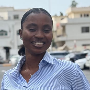 Gladys, Ghanaian nanny, in Abu Dhabi