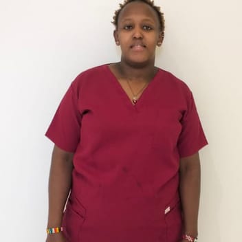 Margret, Kenyan nanny, in Riyadh