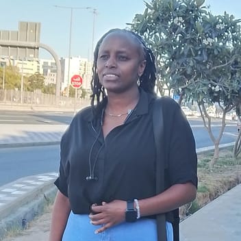 Purity, Kenyan nanny, in Qatar