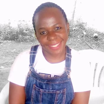 Stella, Ugandan nanny, in Sharjah