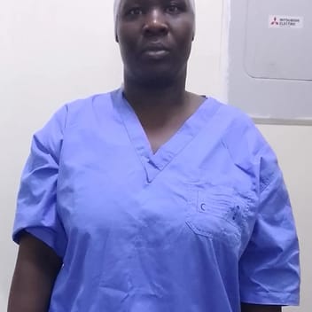 Peggy, Kenyan nanny, in Riyadh