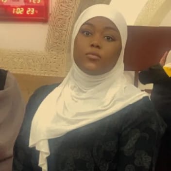 Aisha, Nigerian elder-care worker, in Riyadh
