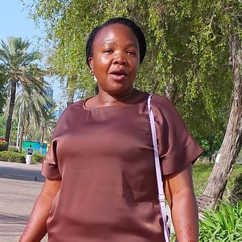 nakanwagi, Ugandan nanny, in Abu Dhabi