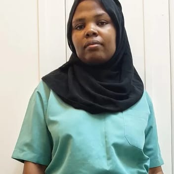 Racheal, Ugandan nanny, in Riyadh