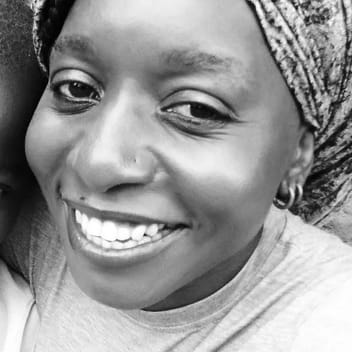 Beatrice , Kenyan elder-care worker, in Dammam