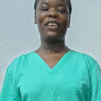 Merolyne , Kenyan nanny, in Khobar