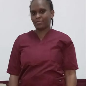 Margaret, Kenyan nanny, in Dammam