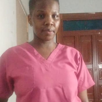 Rahumah, Ugandan elder-care worker, in Riyadh