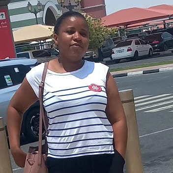 Lilian , Kenyan maid, in Qatar