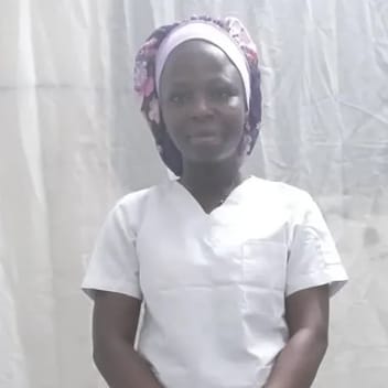 Matilda , Ghanaian nanny, in Riyadh