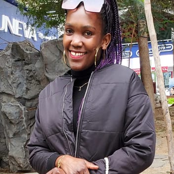 Justine , Ugandan nanny, in Dubai