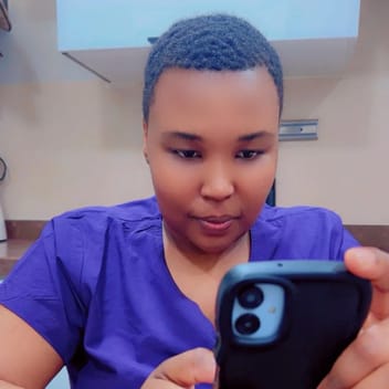 Winny, Kenyan nanny, in Riyadh