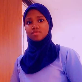Omolara, Nigerian elder-care worker, in Riyadh