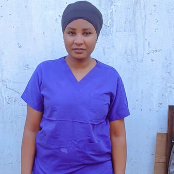 Chana, Ugandan nanny, in Riyadh