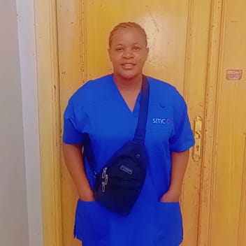 Esther, Kenyan nanny, in Riyadh