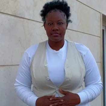 Bridget, Ugandan nanny, in Dubai