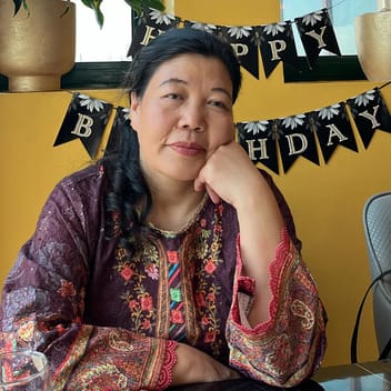 Mina , Nepalese nanny, in Abu Dhabi