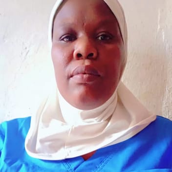 LYDIA , Kenyan elder-care worker, in Riyadh
