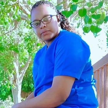 Sandra , Kenyan elder-care worker, in Riyadh