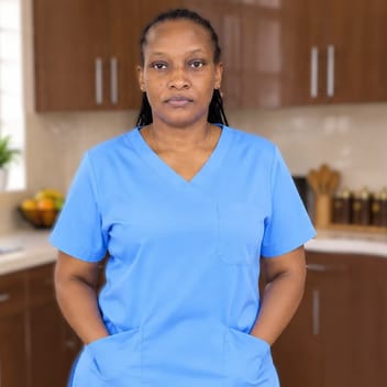 Faith , Kenyan nanny, in Riyadh