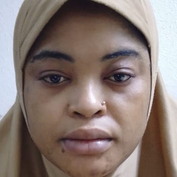 Hajara, Ghanaian nanny, in Riyadh