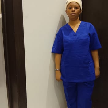 Rhoda , Kenyan nanny, in Riyadh