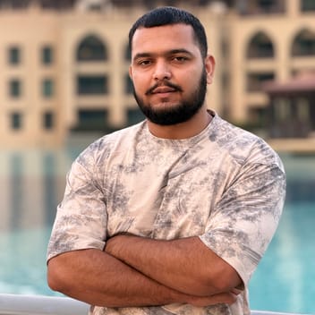 Zeeshan, Pakistani driver, in Dubai