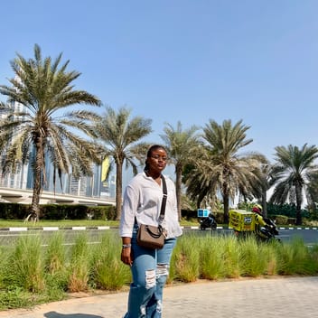Adeline, Cameroonian maid, in Dubai
