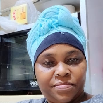 Jenipher, Kenyan elder-care worker, in Riyadh