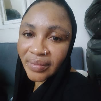 Bernice , Ghanaian nanny, in Riyadh