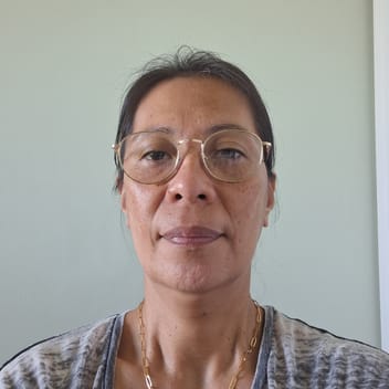Delvira, Filipino elder-care worker, in Dubai