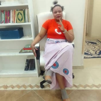 Dianah, Kenyan elder-care worker, in Saudi Arabia