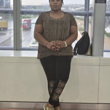 Tabiy happiness , Cameroonian driver, in Dubai