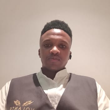 Wilson, Kenyan driver, in Dubai
