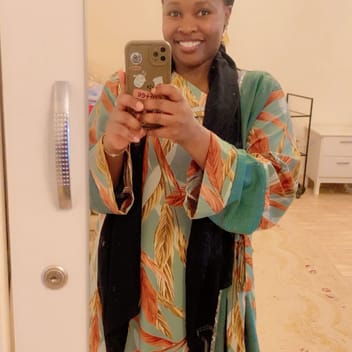 Sylvia, Kenyan nanny, in Riyadh