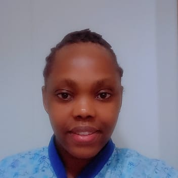 Hannah , Kenyan elder-care worker, in Khobar