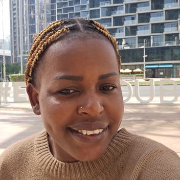 Faith, Kenyan nanny, in Dubai
