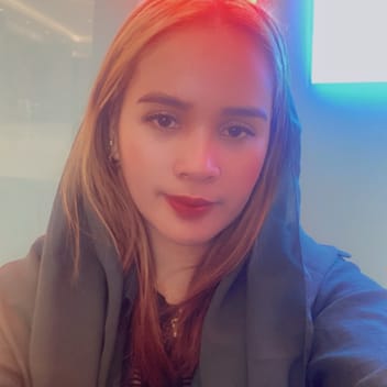 Nurhaniya, Filipino elder-care worker, in Saudi Arabia