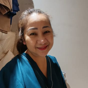 Violeta, Filipino elder-care worker, in Riyadh